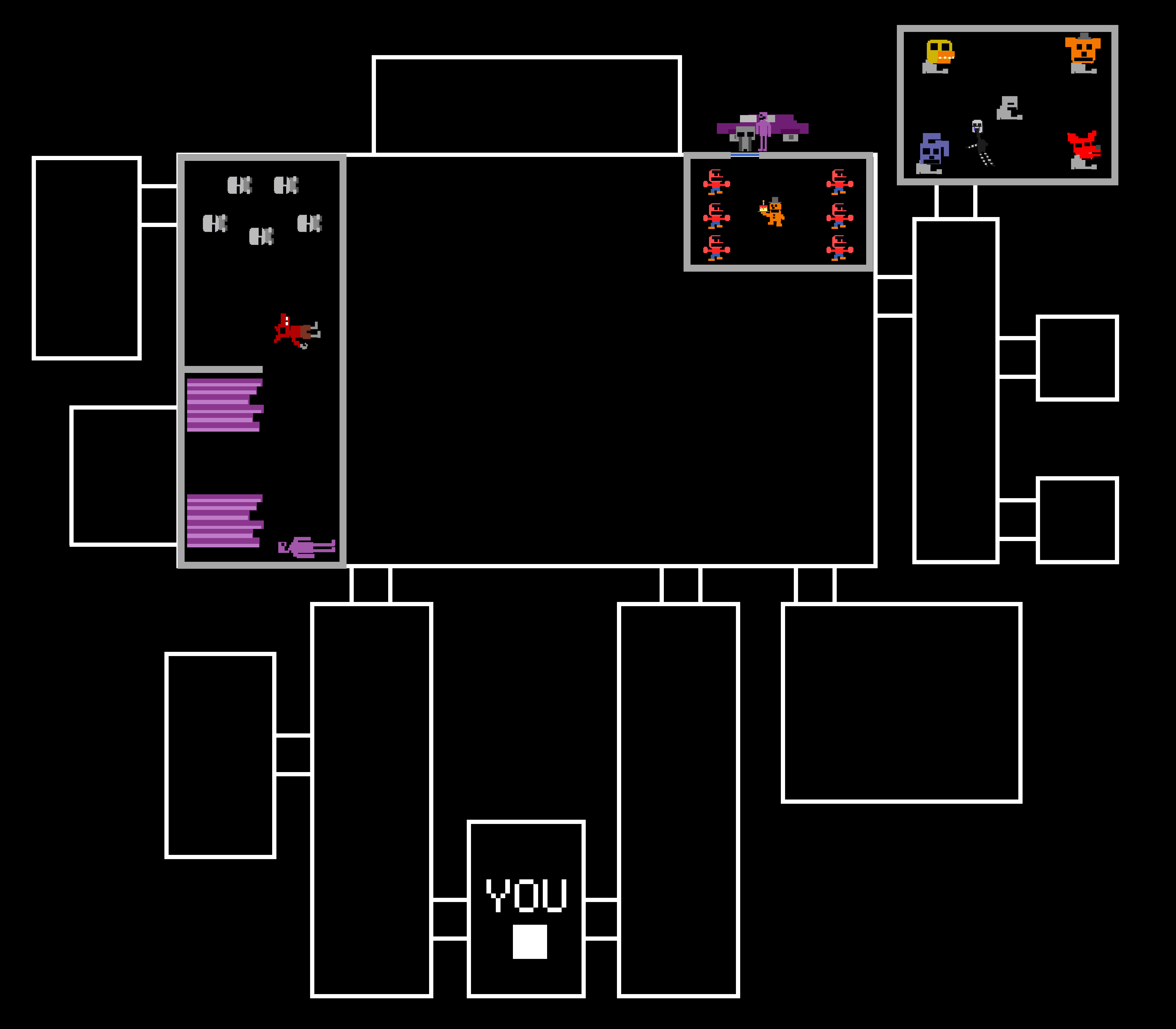 fnaf 2 map layout