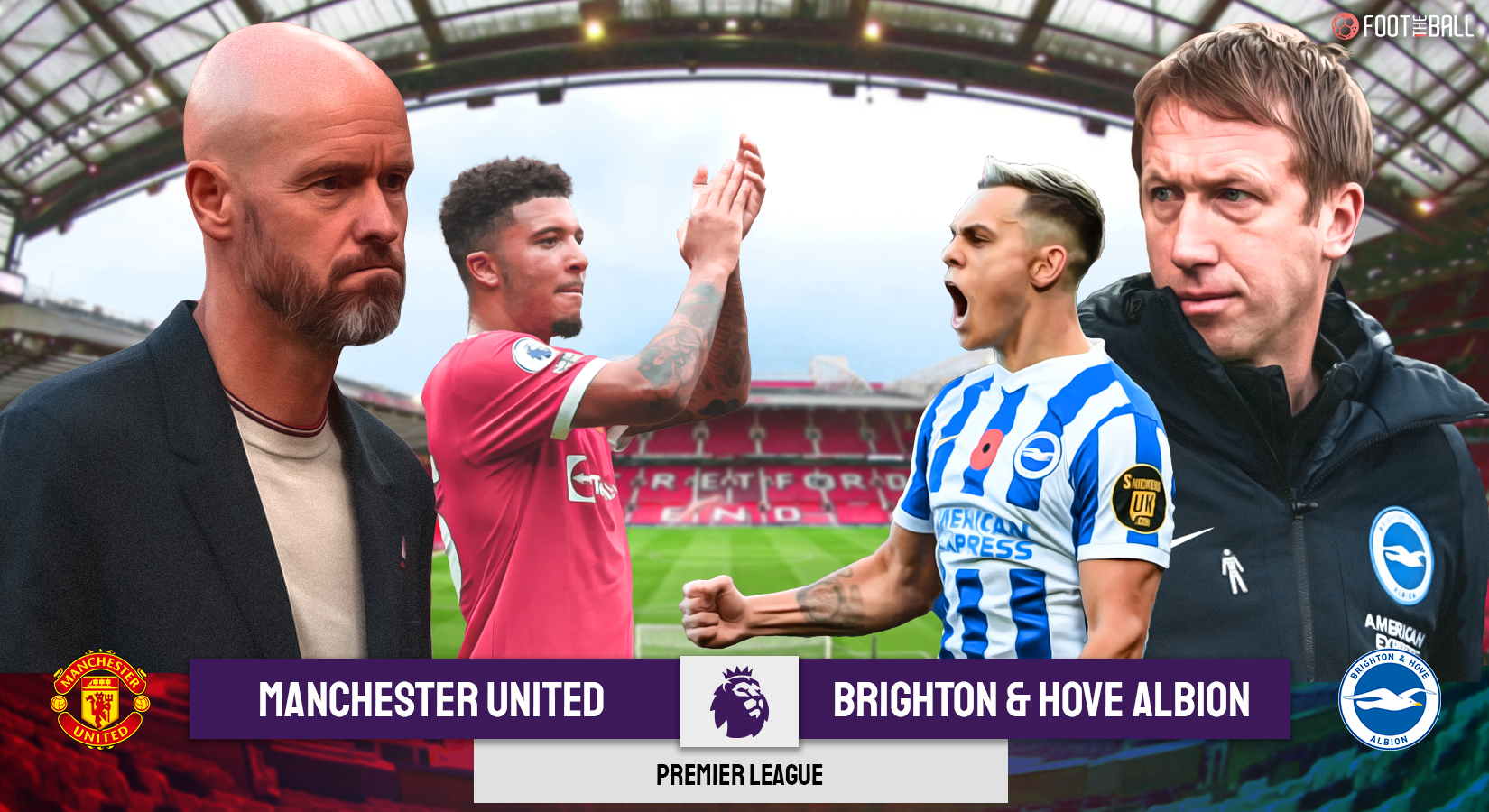 man united vs brighton & hove albion f.c. timeline