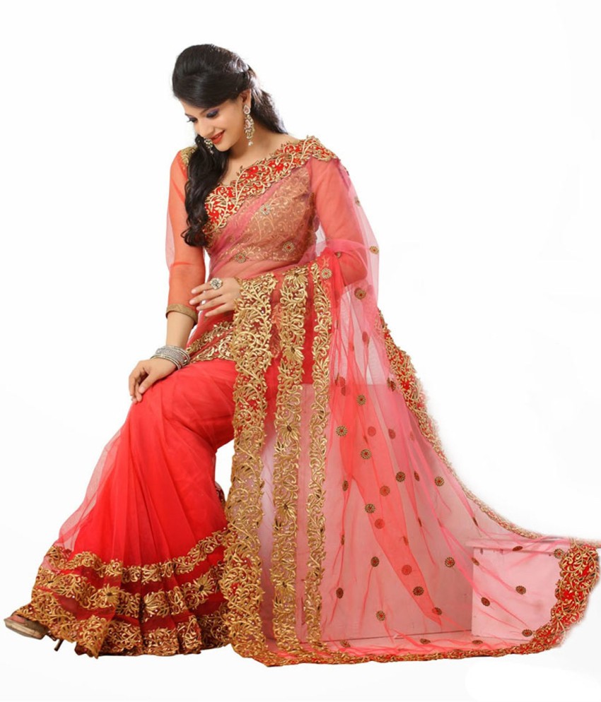 flipkart heavy work saree