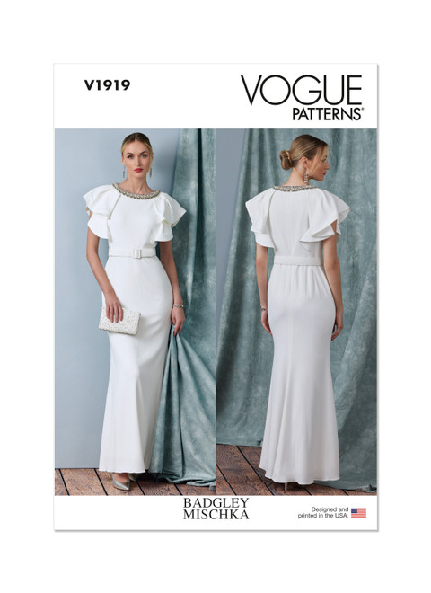 vogue patterns evening dresses