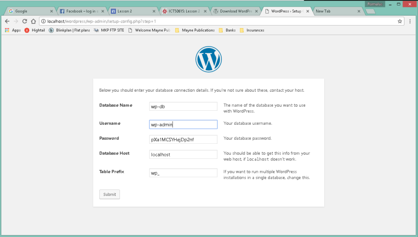 localhost wordpress wp admin plugins php