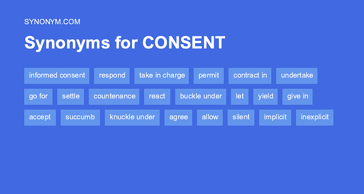 antonym of consented