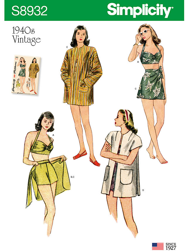 beachwear sewing patterns