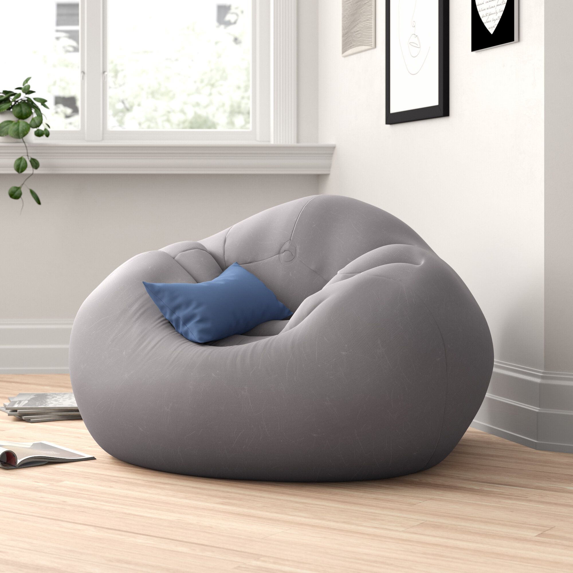 beanless bag chair