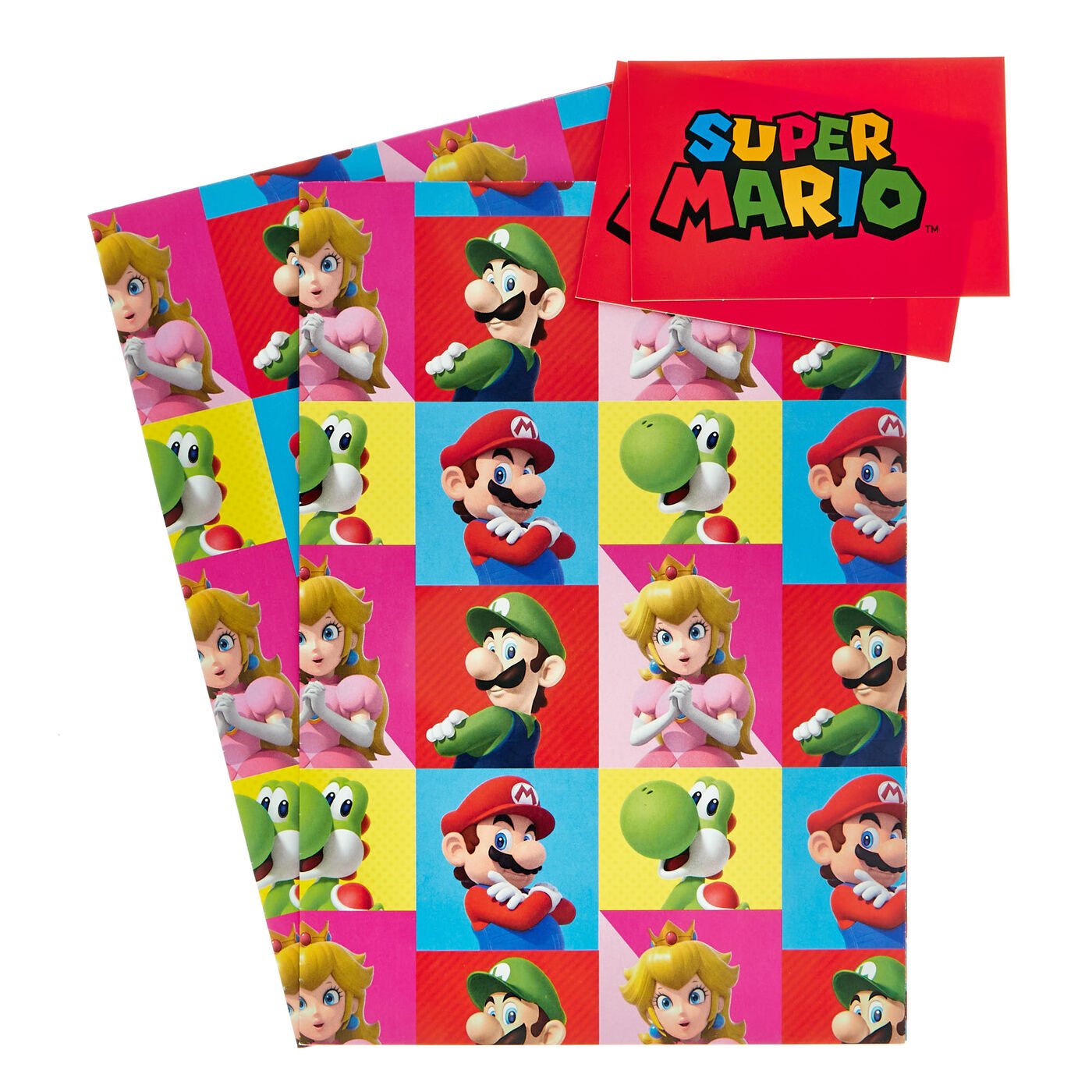 super mario gift wrap