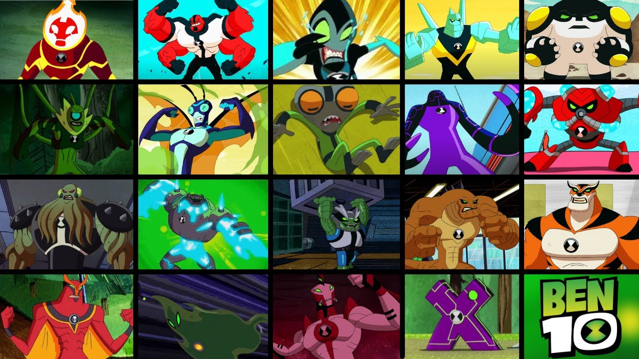 ben 10 reboot aliens