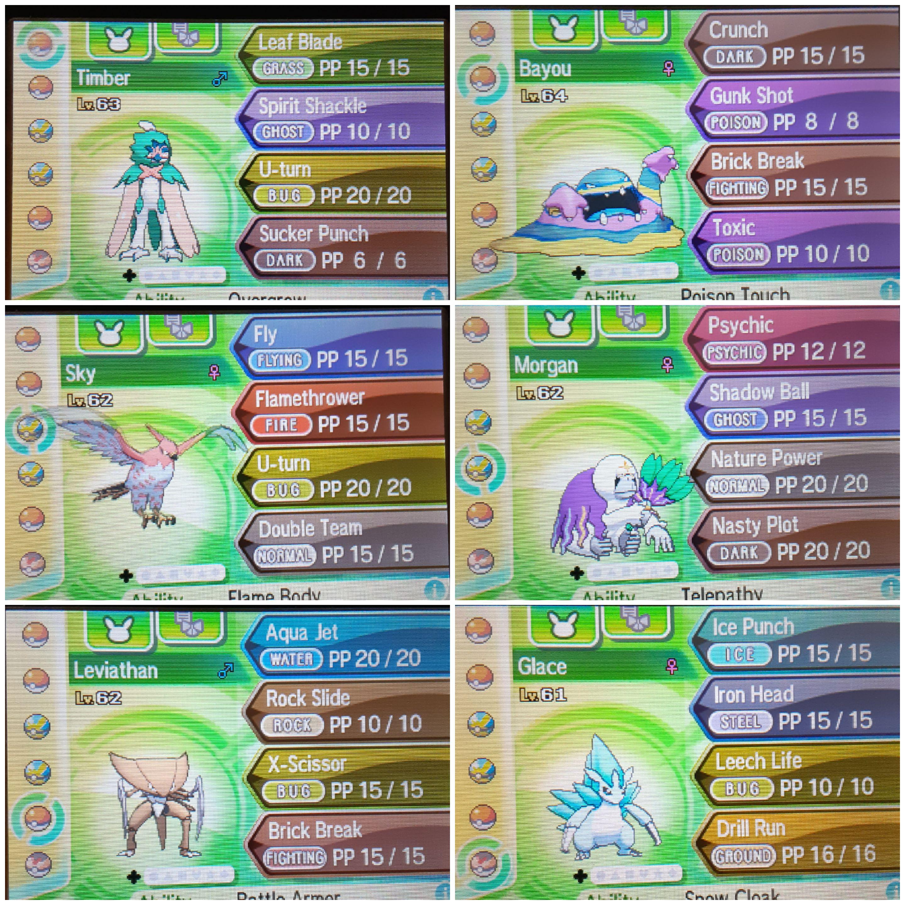 best team for pokemon ultra sun