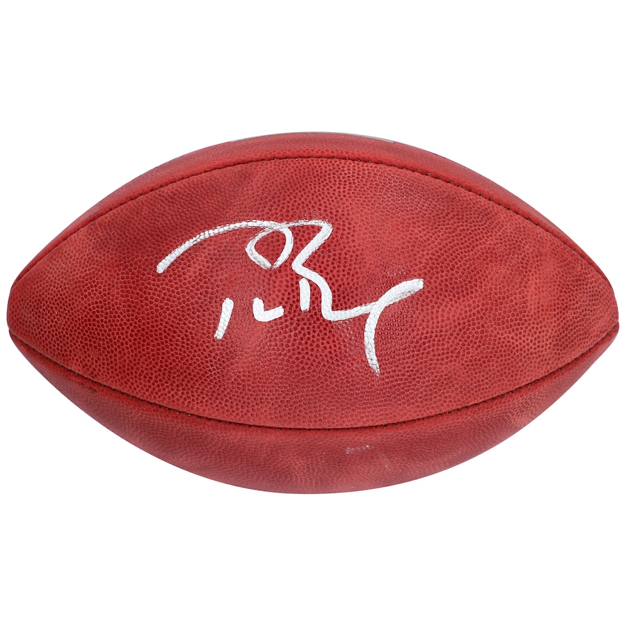 tom brady autographed football