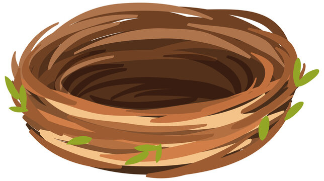 bird nest clipart