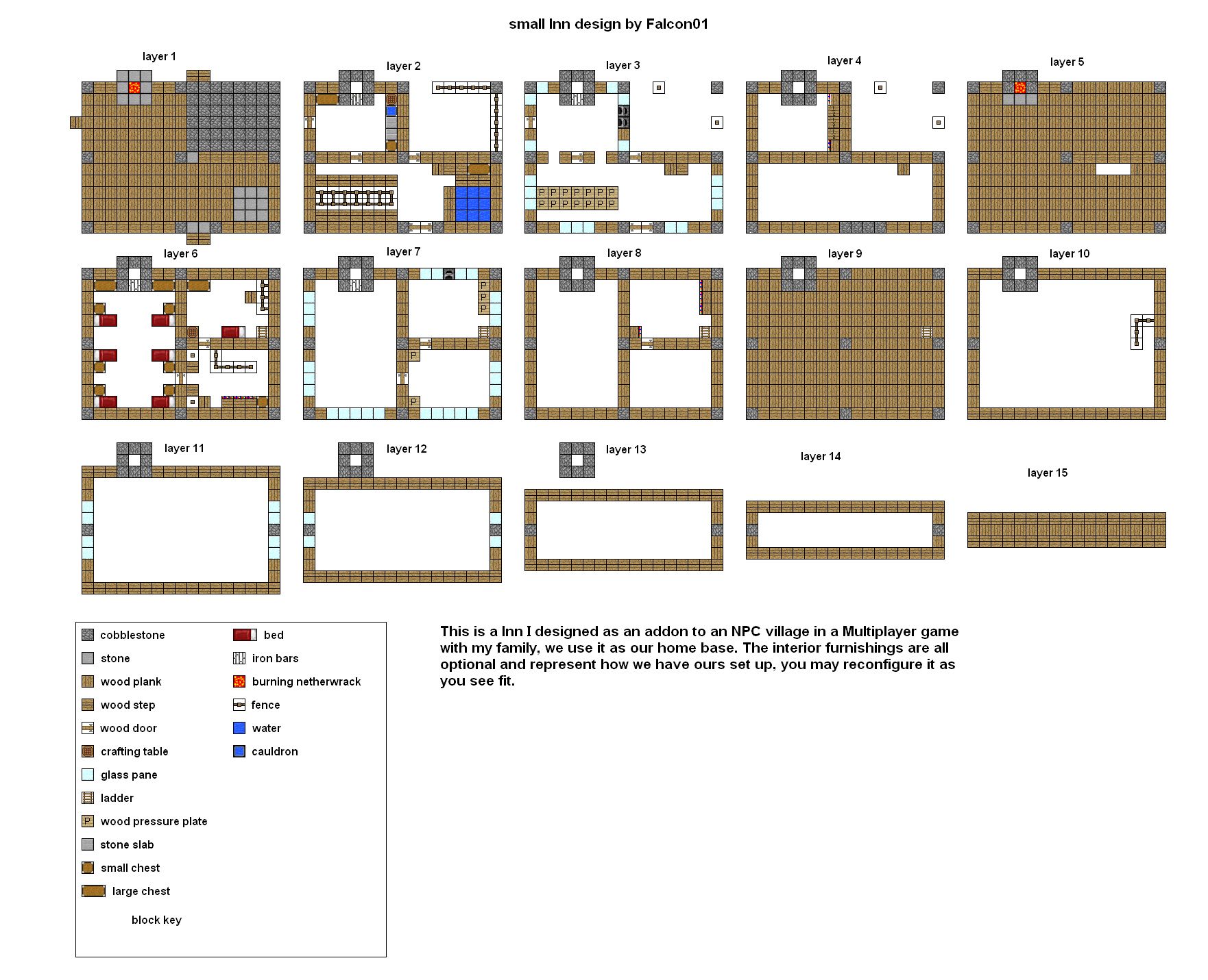 blueprint minecraft buildings