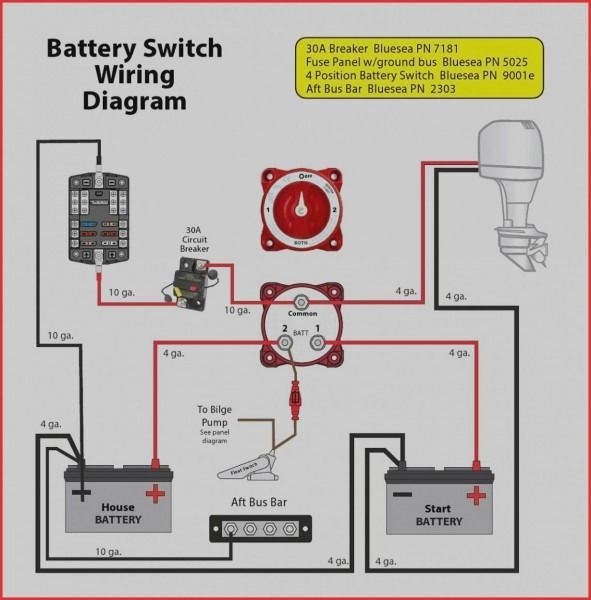 boat battery switch wiring diagram