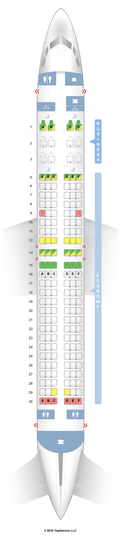 boeing 737 seat map