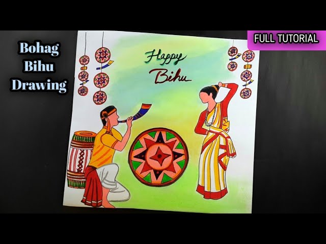 bohag bihu drawing