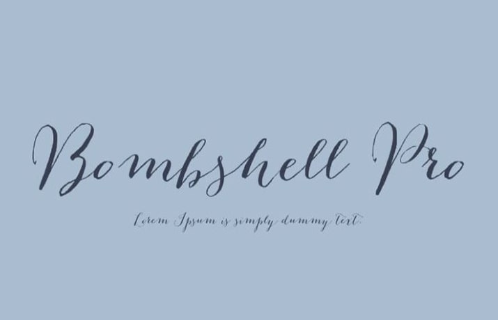 bombshell pro font download