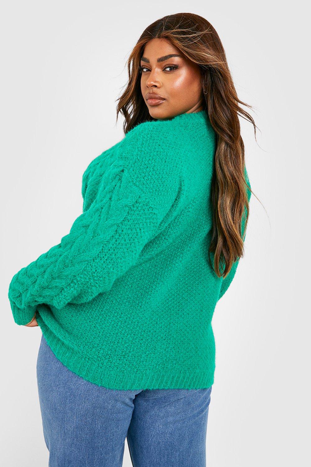 boohoo plus size jumpers