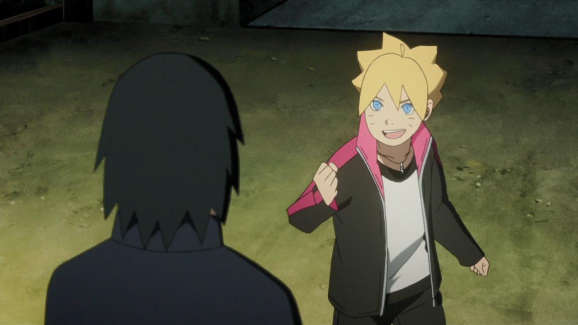 boruto meets sasuke