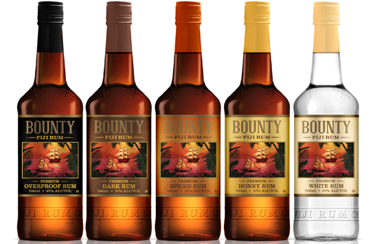 bounty rum fiji