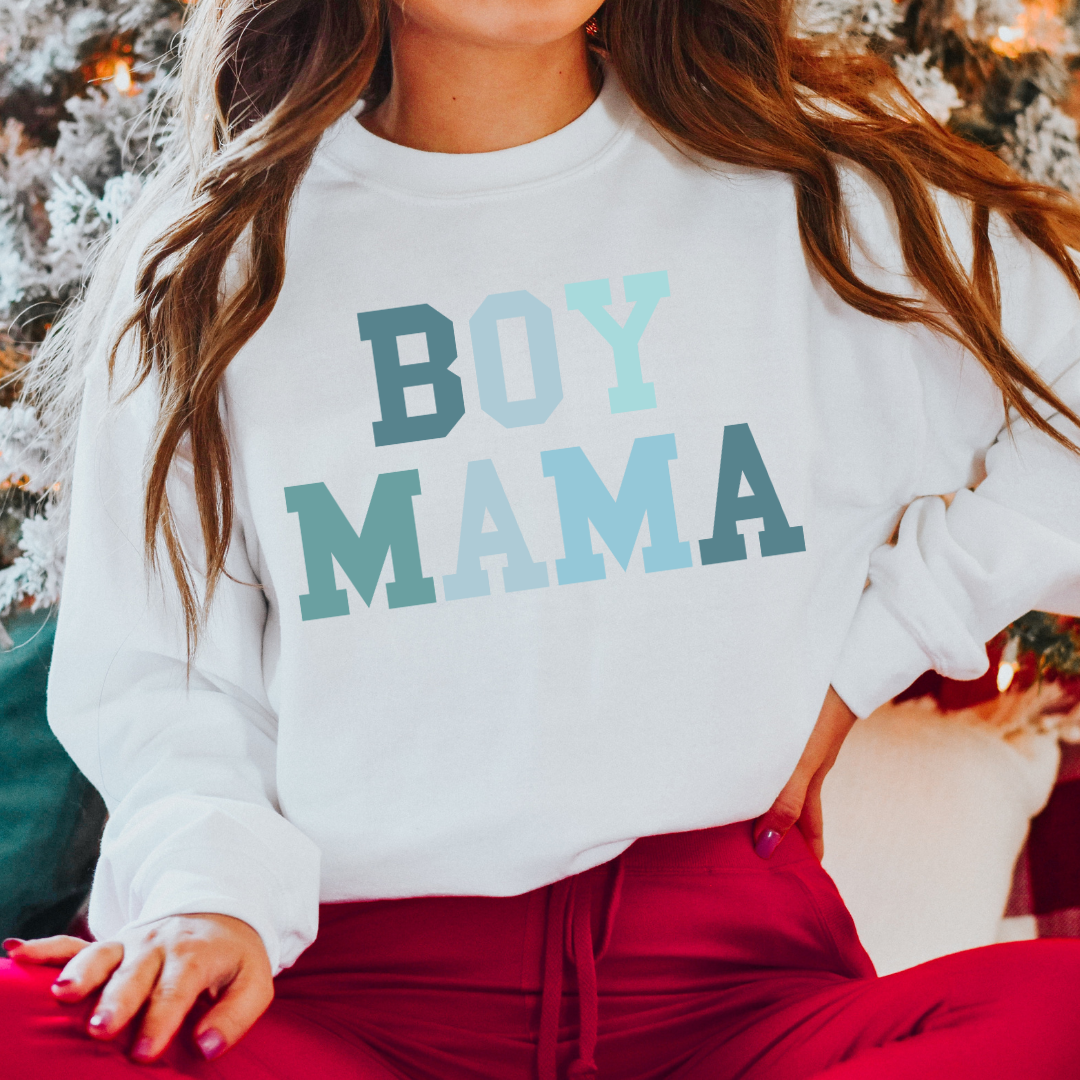 boy mama pullover