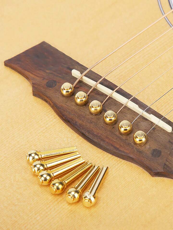 brass guitar pins