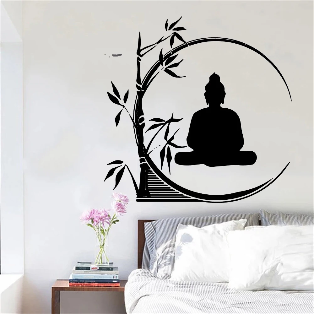 buddha wall art stickers