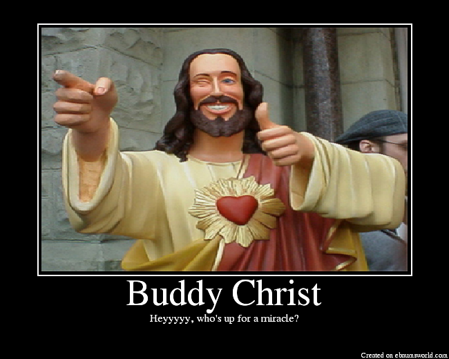 buddy christ meme