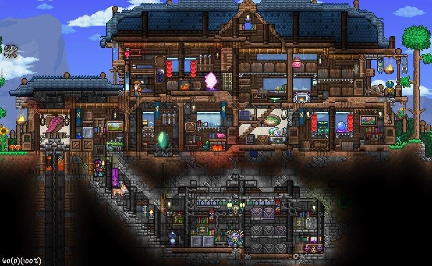 builds terraria