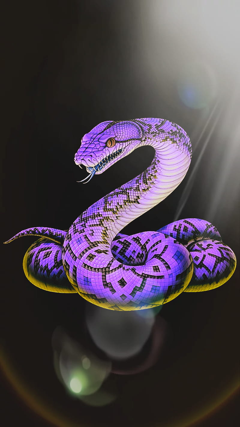 snake wallpaper 3d