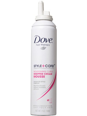 dove nourishing curls whipped mousse