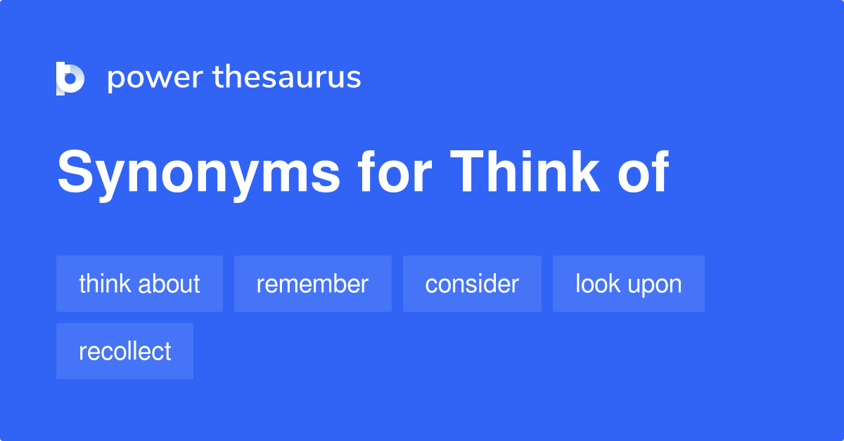 think of thesaurus