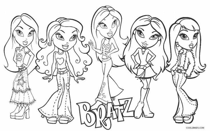 bratz coloring