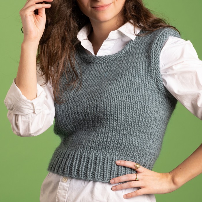 free knitting patterns for womens vests