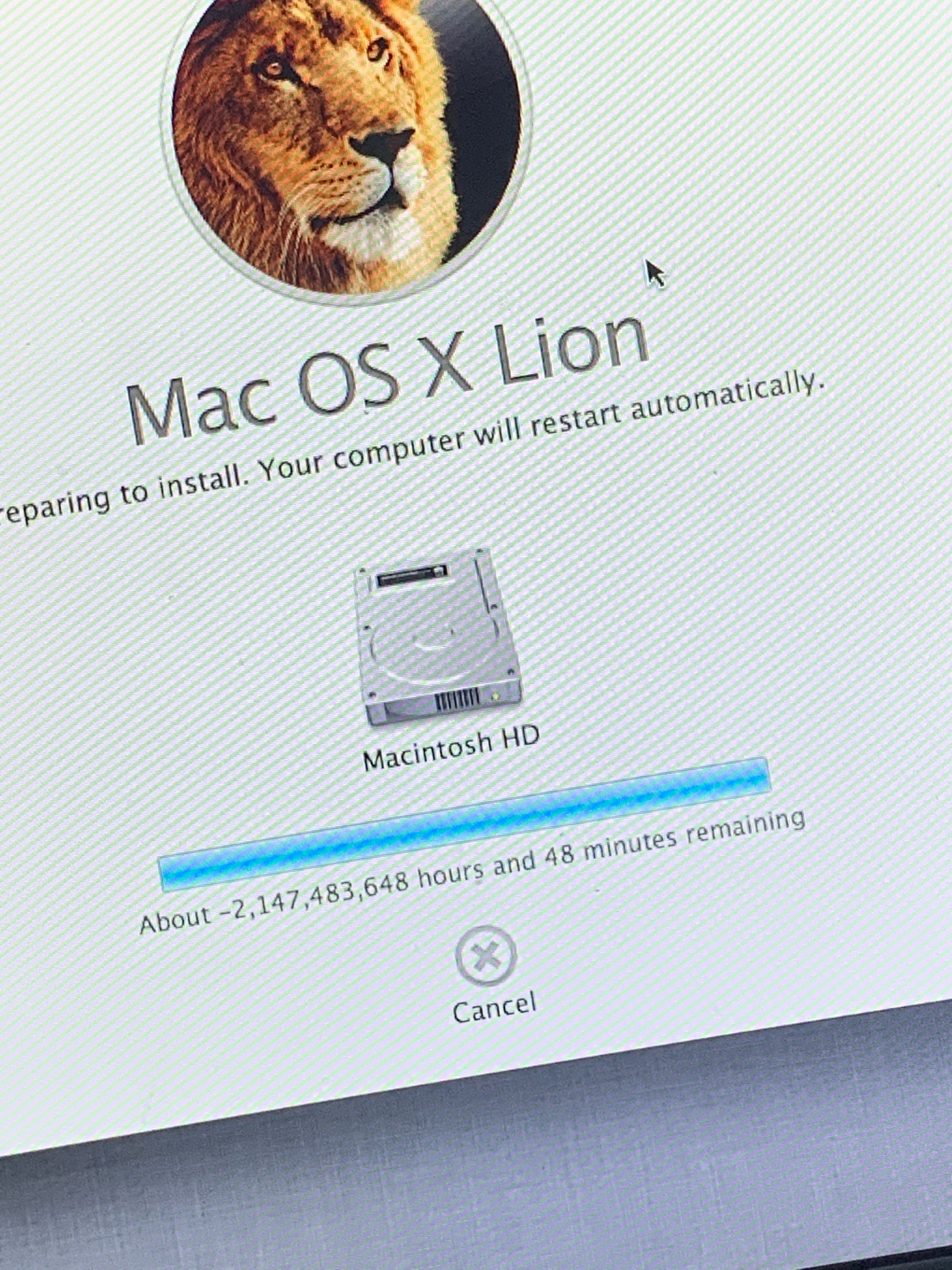 mac os lion installer