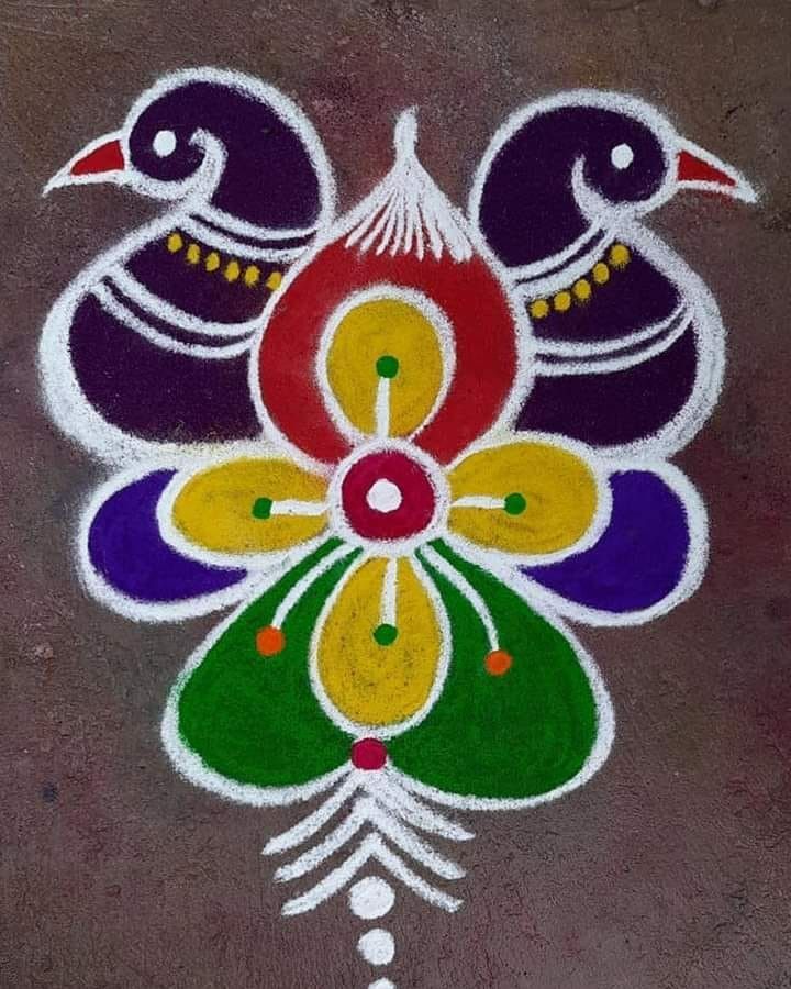 simple rangoli design images new