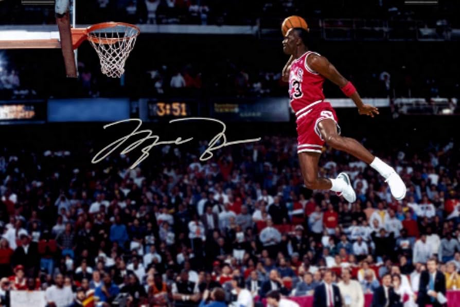 michael jordan flying