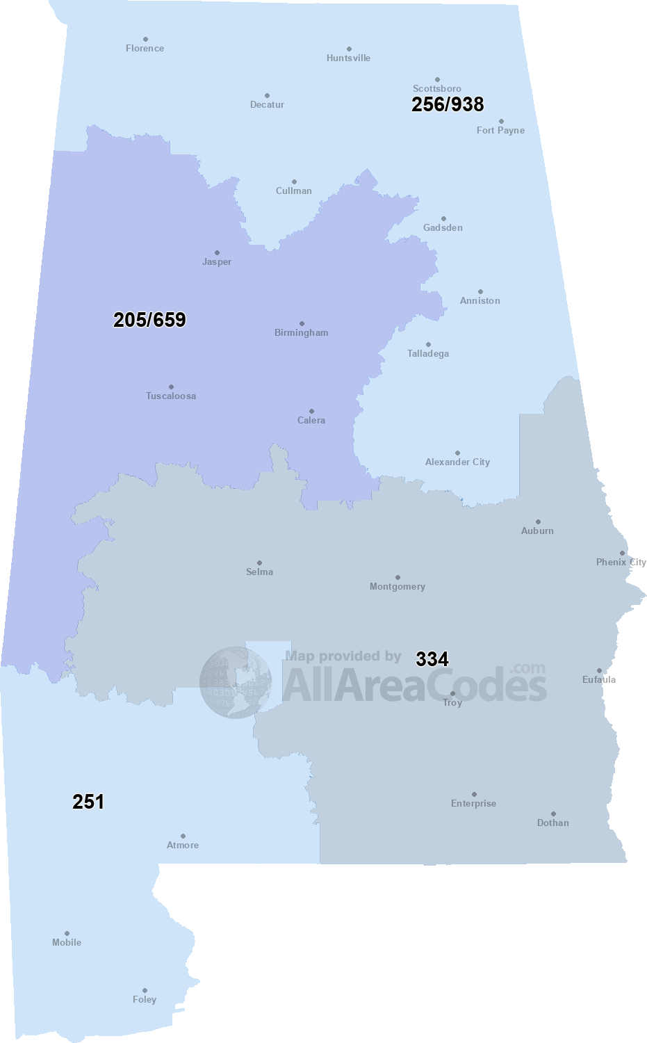 334 area code canada