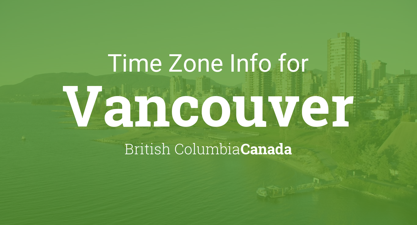 what time zone is vancouver in