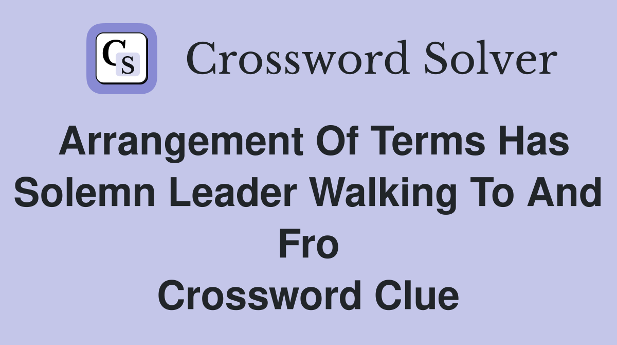 manner of walking crossword clue