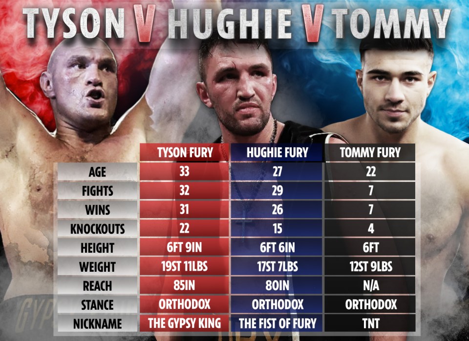 tyson fury height and reach