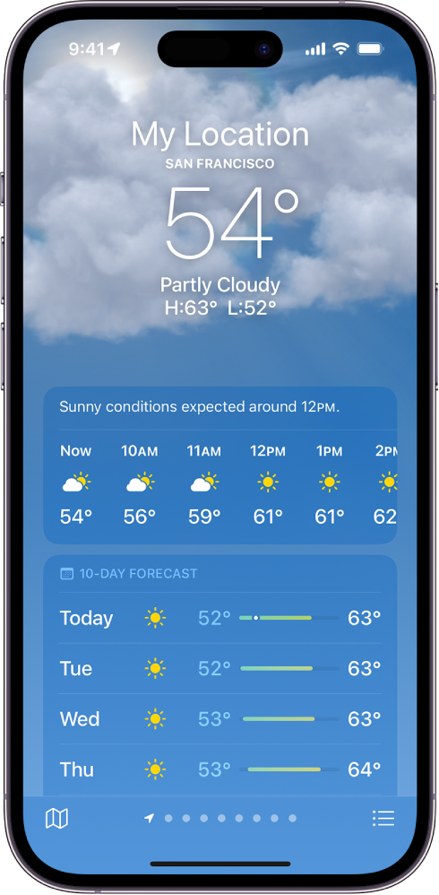 tomorrows weather hourly forecast