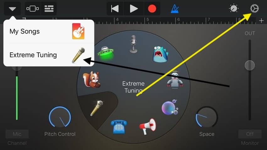 extreme tuning garageband mac