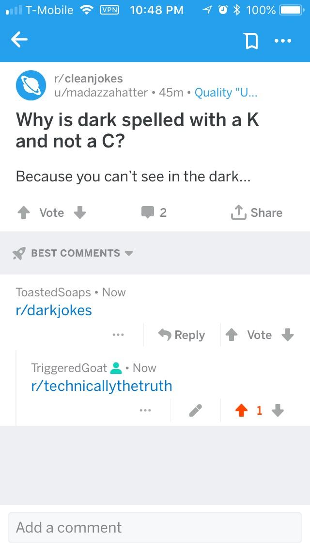 dark jokes reddit