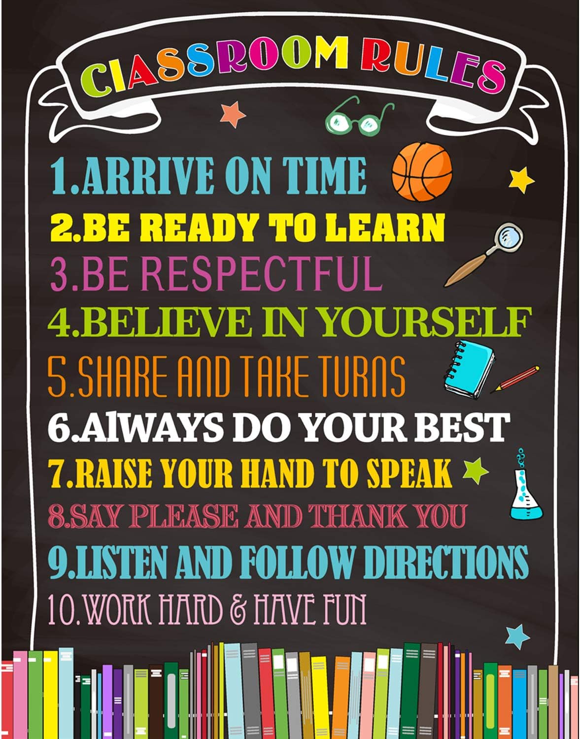 classroom rules poster