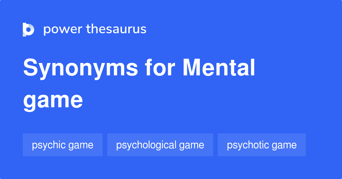 mentally synonym