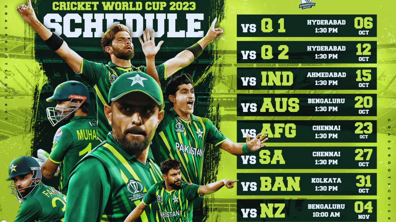 pak team schedule