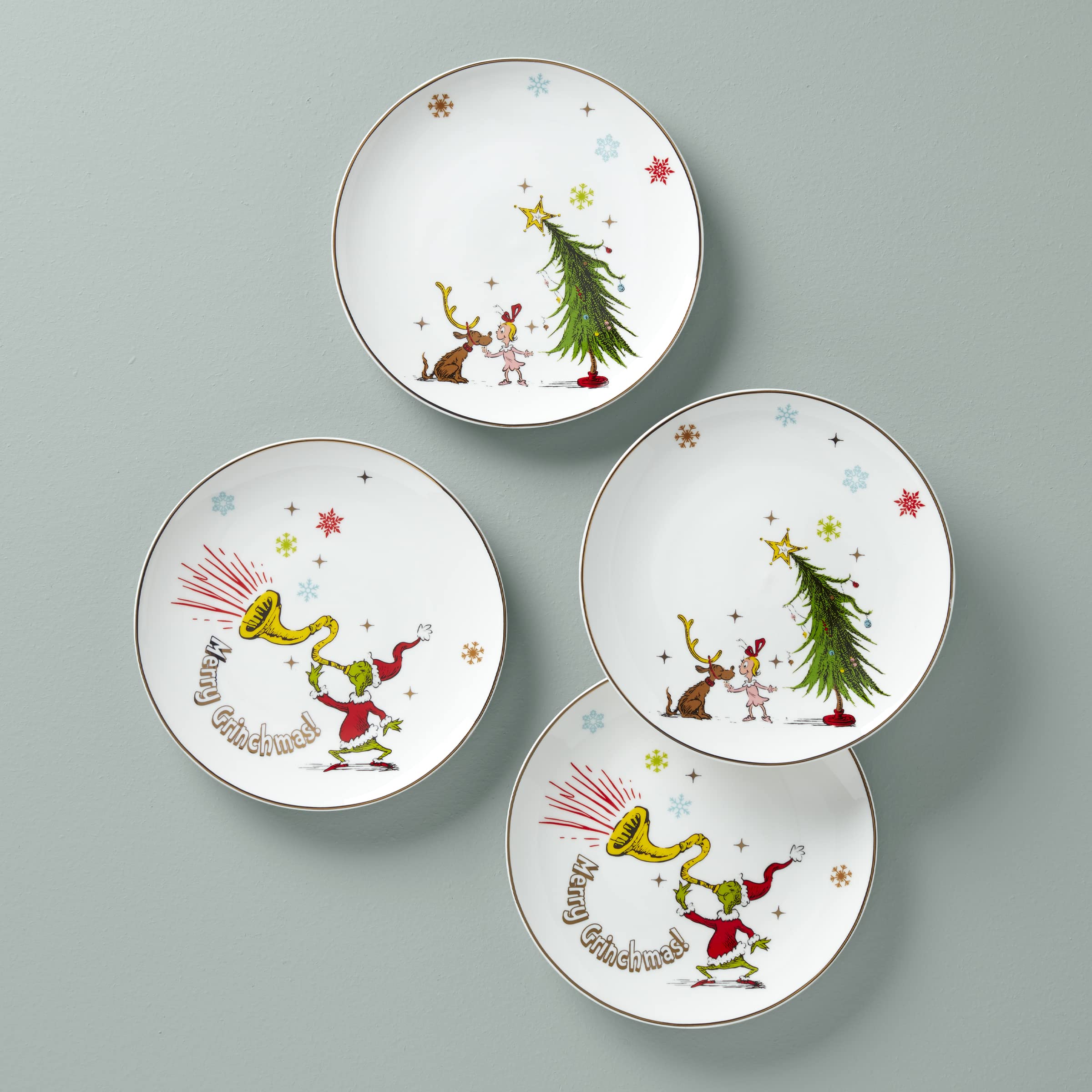 lenox grinch dishes