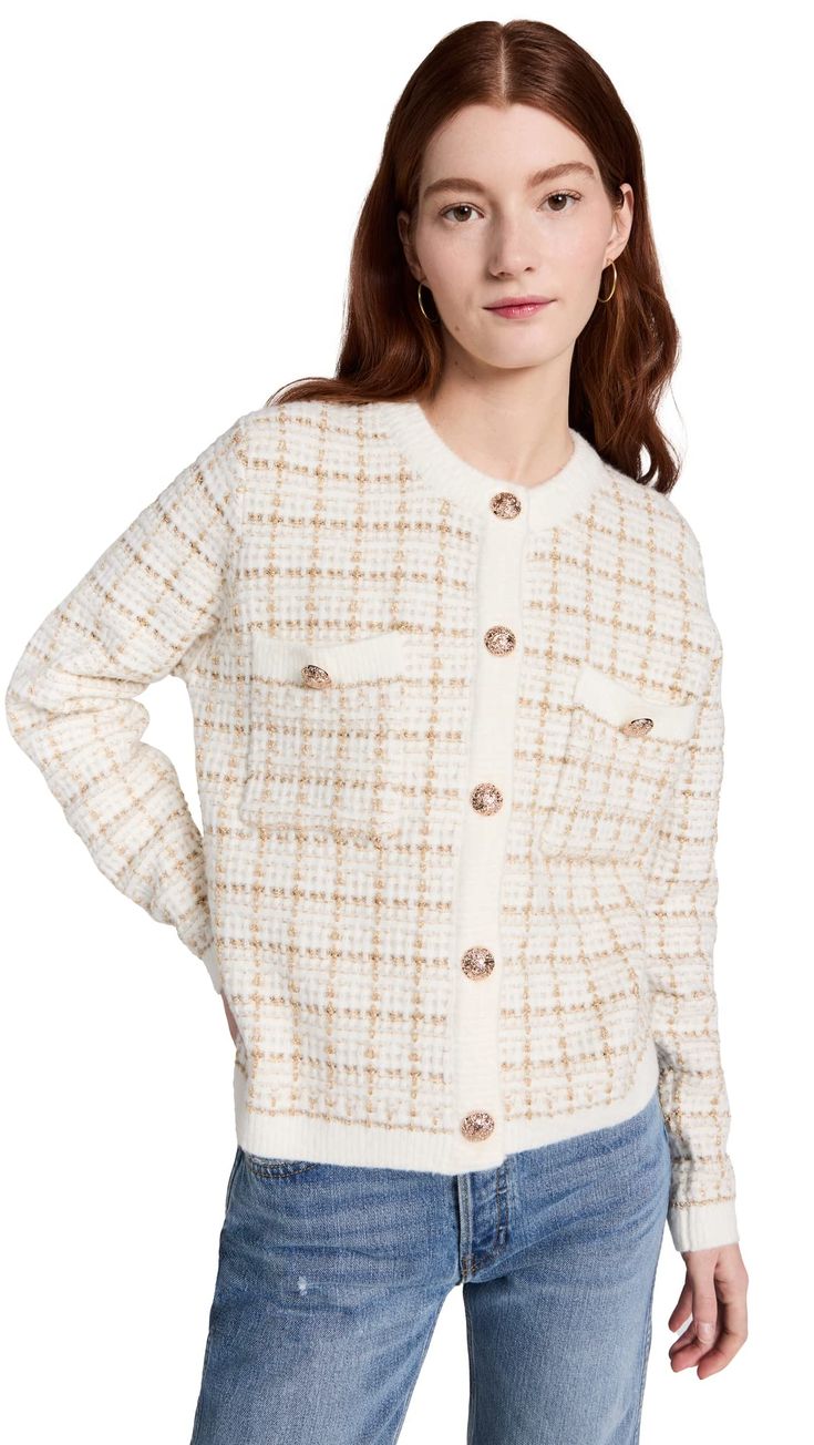 line and dot alexa cardigan