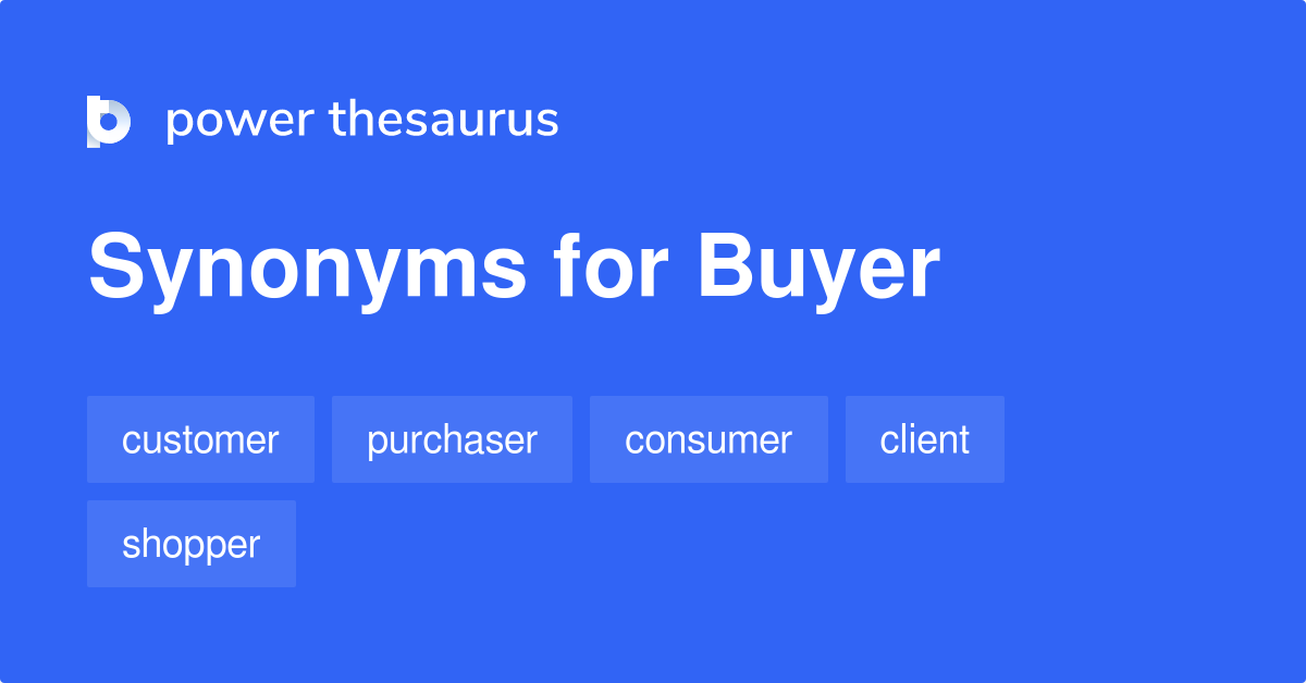 buyer synonym