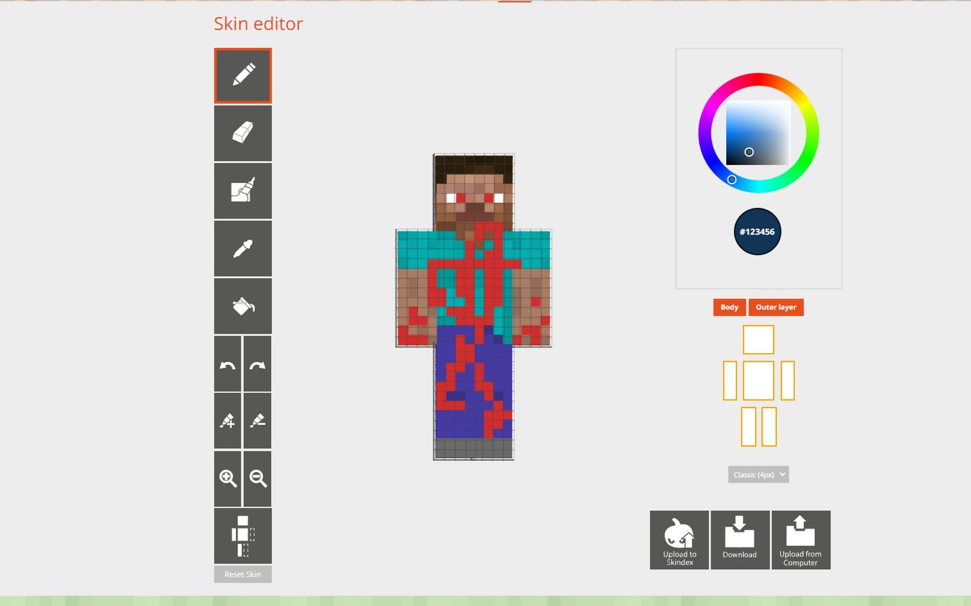 skins minecraft create