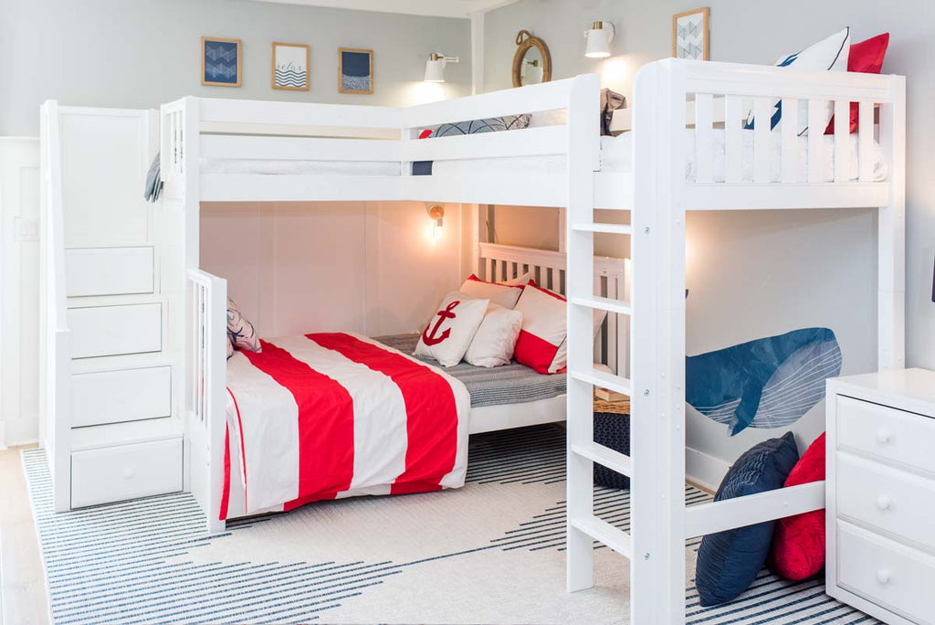 corner bunk beds