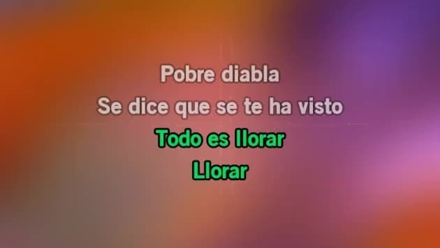 pobre diabla lyrics english